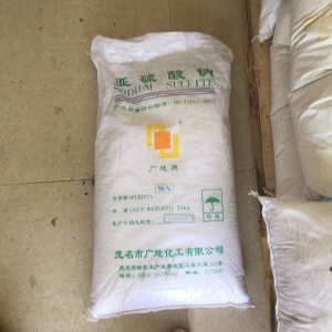 亞硫酸鈉，Na2SO3