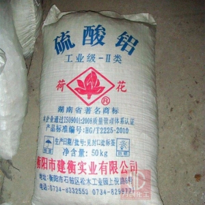 硫酸鋁，Al2(SO4)3